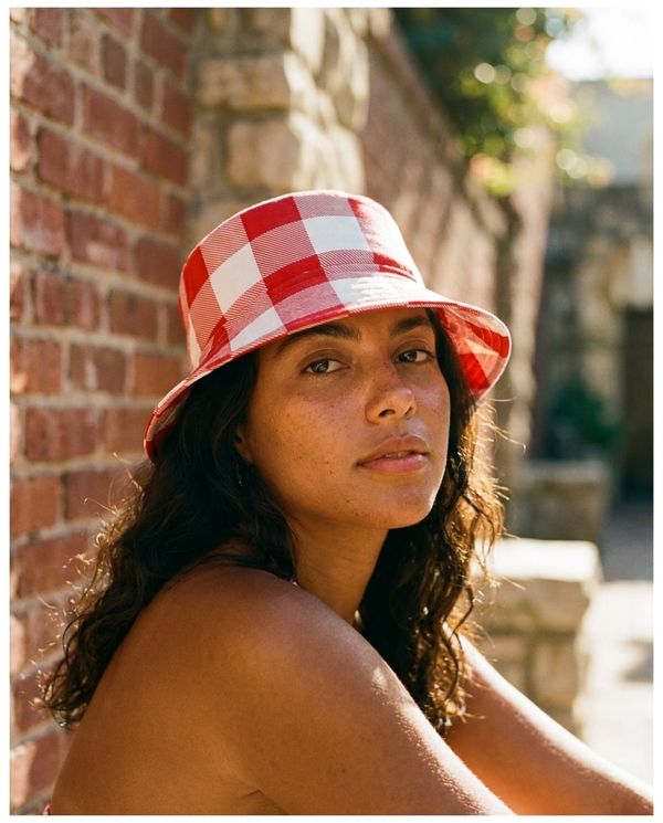 Fiery Red Clover Bucket Hat