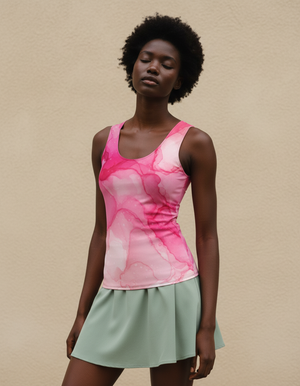 Women's Hot Pink Elysium women's tank tops