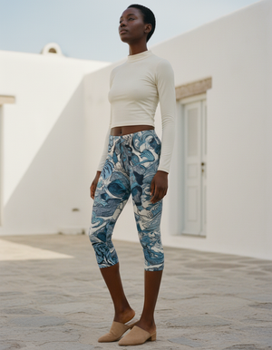 Marina Edo Leggings Capri Leggings — Dripper