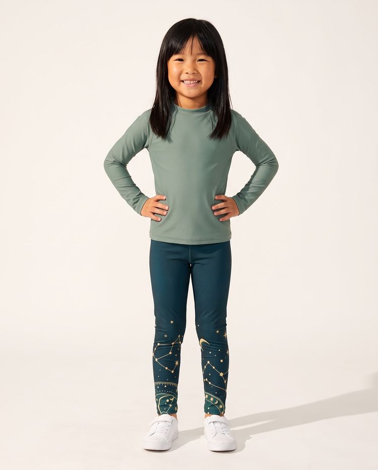 Alexandrite Nimbus Girls Leggings