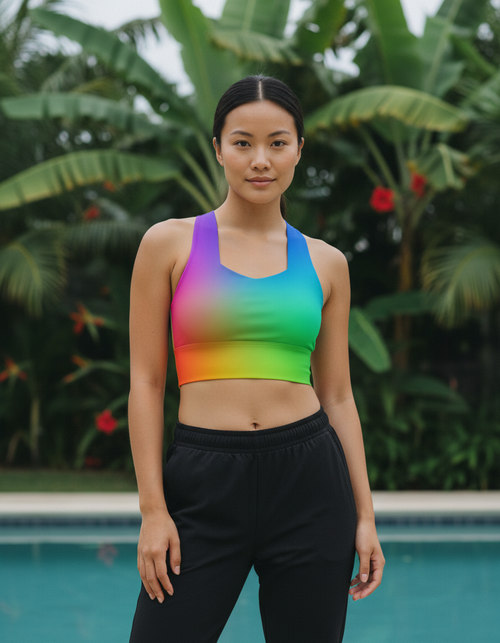 Chroma Longline Sports Bra Longline Sports Bra — Dripper
