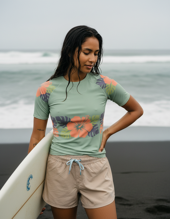 Rashguard — Women's Jade Lagoon Pua