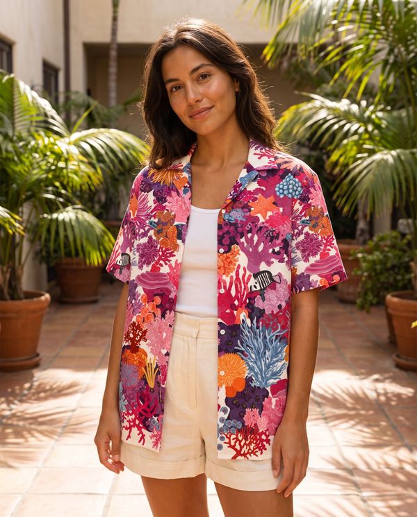Coral Collection women's hawaiian shirts