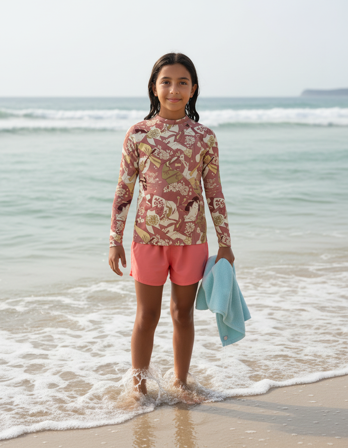 Rashguard — Youth Dusty Rose Mizuki