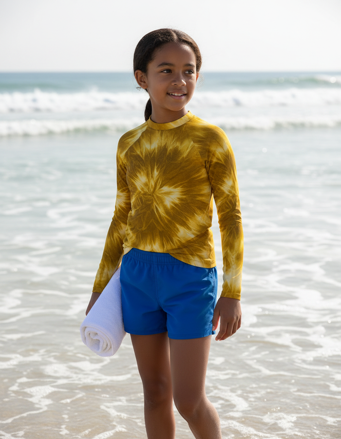 Rashguard — Youth Yellow Glacier