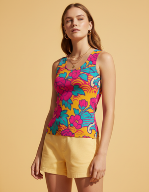 Women's Sakura women's tank tops