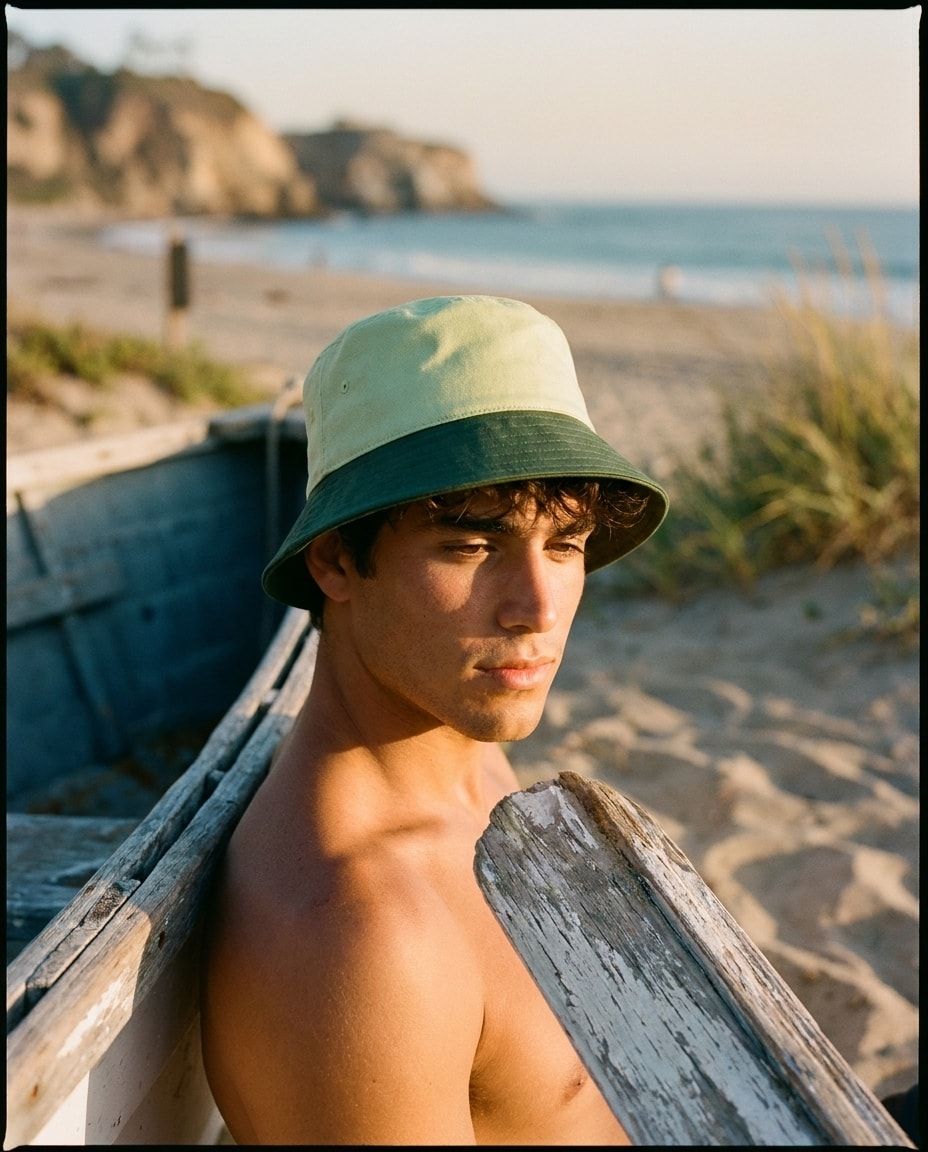 Basil & Pistachio bucket hats
