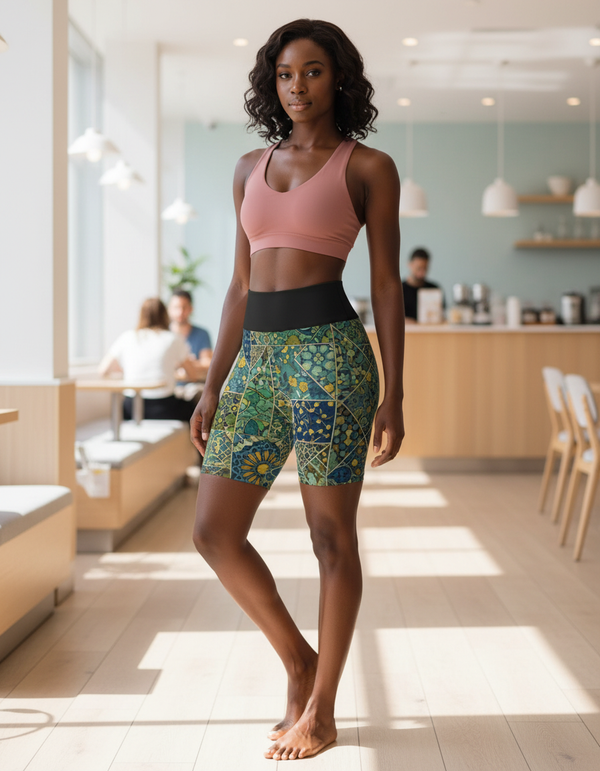 Moroccan Collection yoga shorts