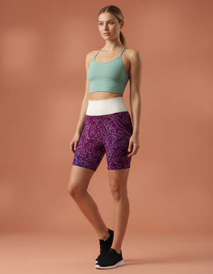 Sari Yoga Shorts Yoga Shorts — Dripper