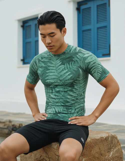 Jelly Mint Emerald Rash Guard