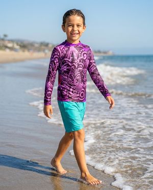 Boys Nalu Poni boys youth rashguards