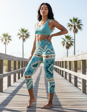 Pampa Leggings Capri Yoga Leggings — Dripper