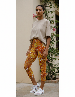 Japanese Collection capri yoga leggings