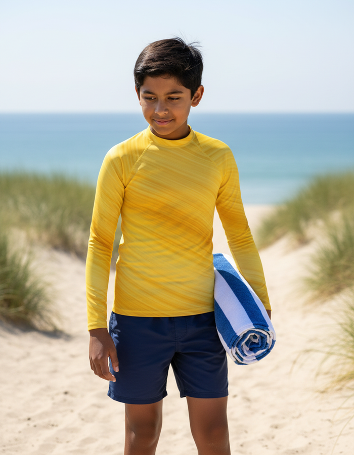 Rashguard — Youth Yellow Spectrum