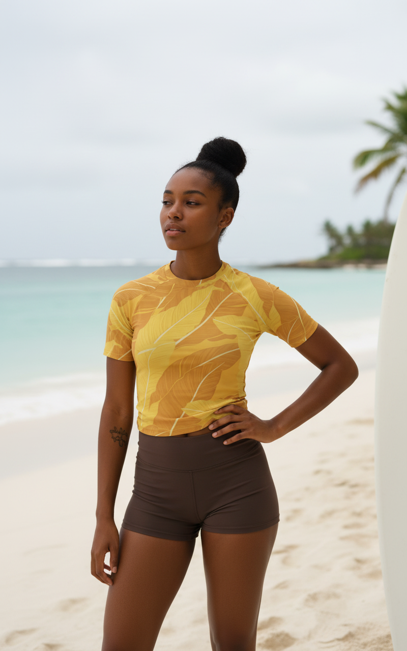 Short Sleeve in Yellow Verdance