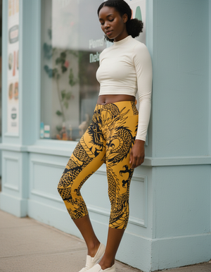 Ember Leggings Capri Leggings — Dripper