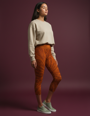 Kumo Capri Yoga Leggings Capri Yoga Leggings — Dripper