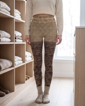 Dune Herringbone women's base layer bottoms