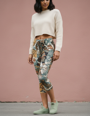 Muskmelon Edo Leggings Capri Leggings — Dripper