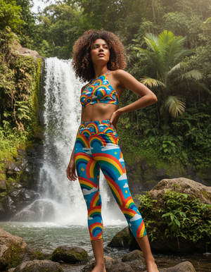 Aura capri yoga leggings