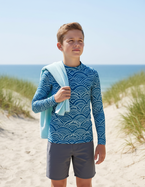 Youth Aoi youth rashguards