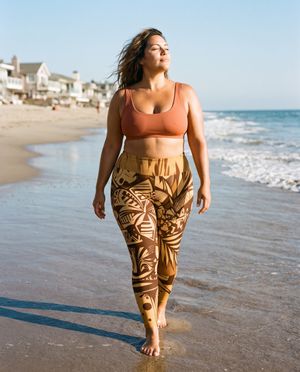 Amber Haze Lani Uli plus size leggings