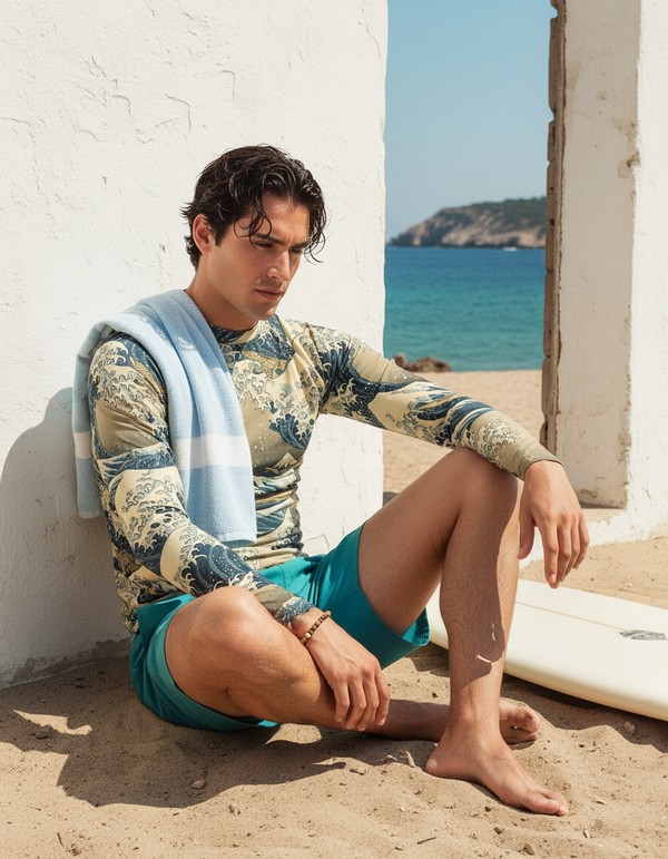 Hokusai Collection Rash Guard rashguards