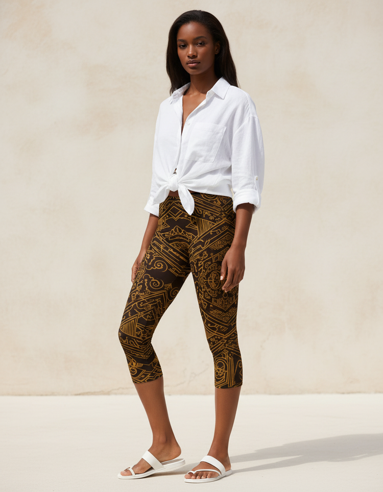 Women's Tatewaku Capri Leggings