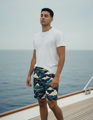 Alexandrite Yume men's swim trunks
