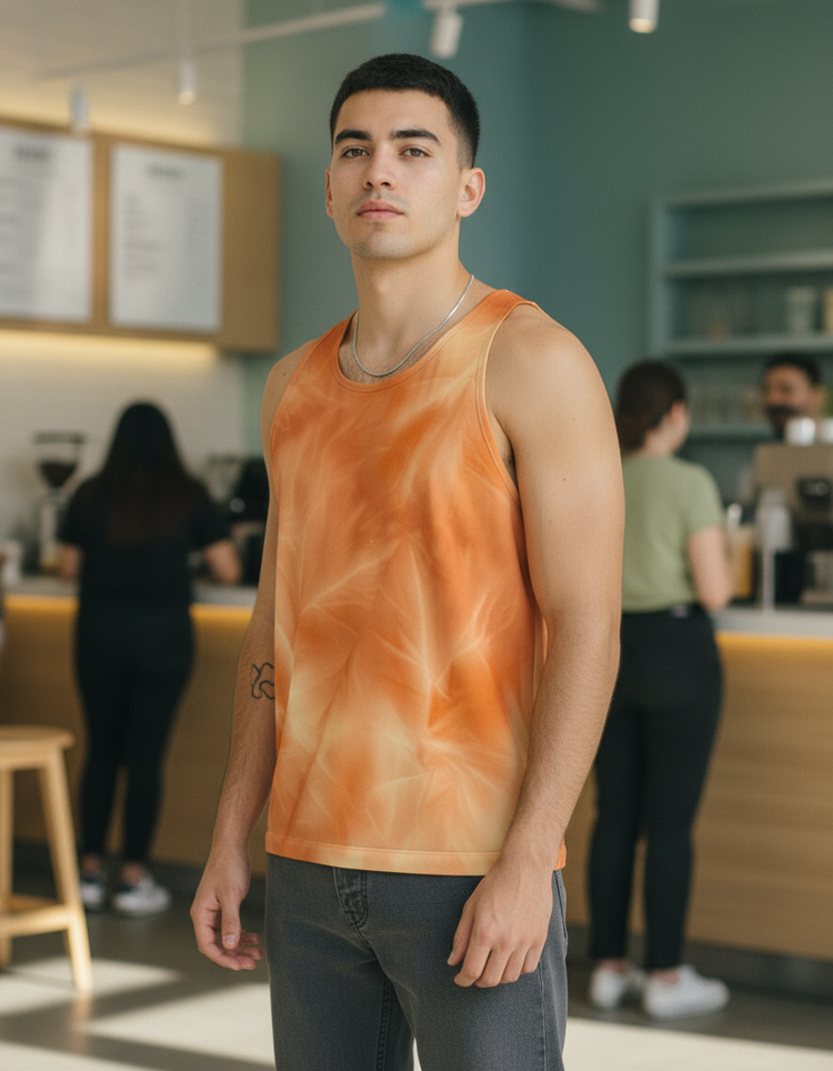 Men's Ice-Dye Tank Top