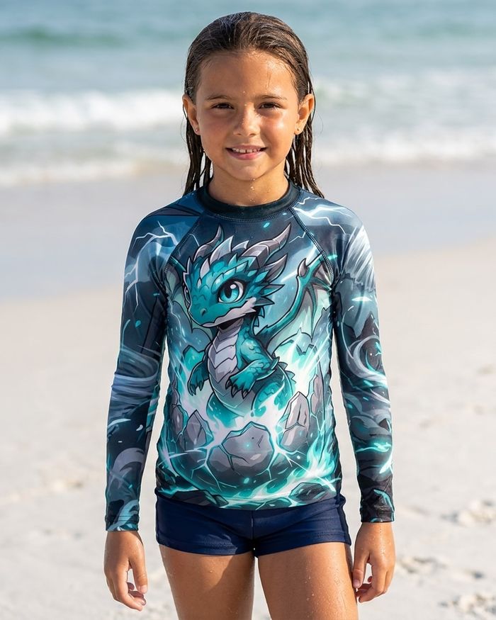 Rashguard — Girls Storm Baby Dragon