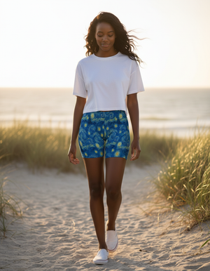 Van Gogh Starry Night Bikinis short shorts