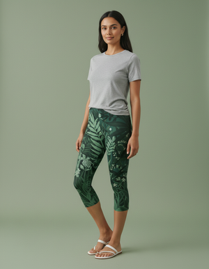 Transformative Teal Oasis leggings