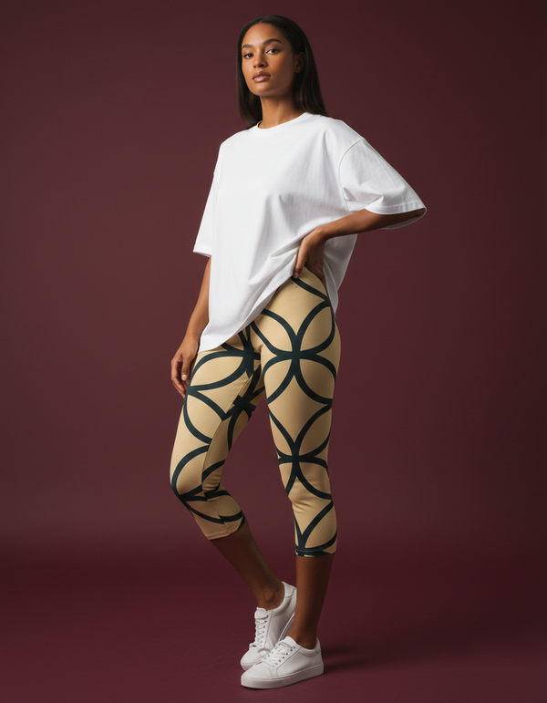 Bishamon capri leggings
