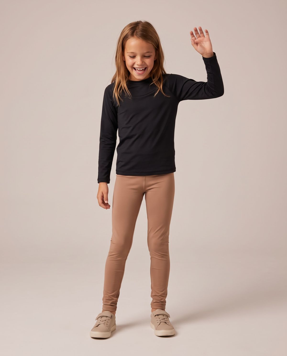 Latte Girls Leggings Girls Leggings — Lolekai
