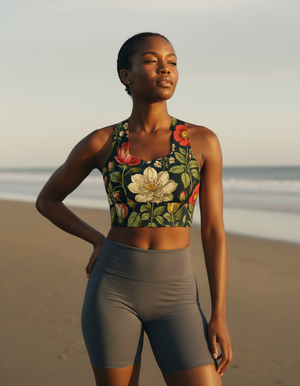 Flora Sports Bra Longline Sports Bra — Dripper