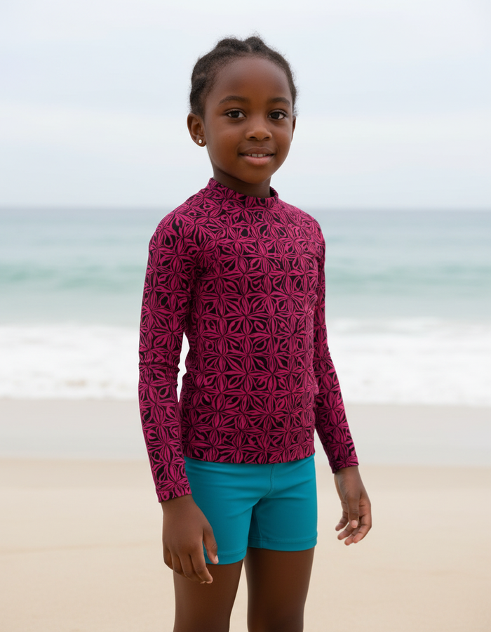 Rashguard — Kids Amaranth Chord