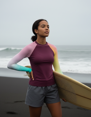 Women's Runway Emerald Prism women's rashguards