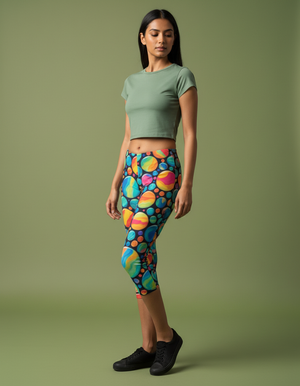 Glint Capri Leggings Capri Leggings — Dripper