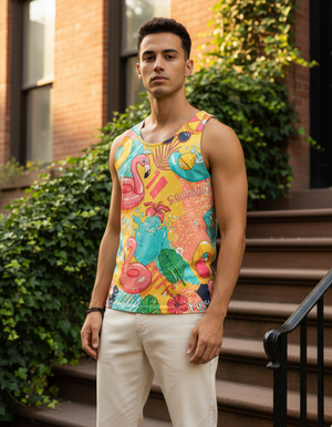 Splash Tank Top Men's Tank Top — Dripper