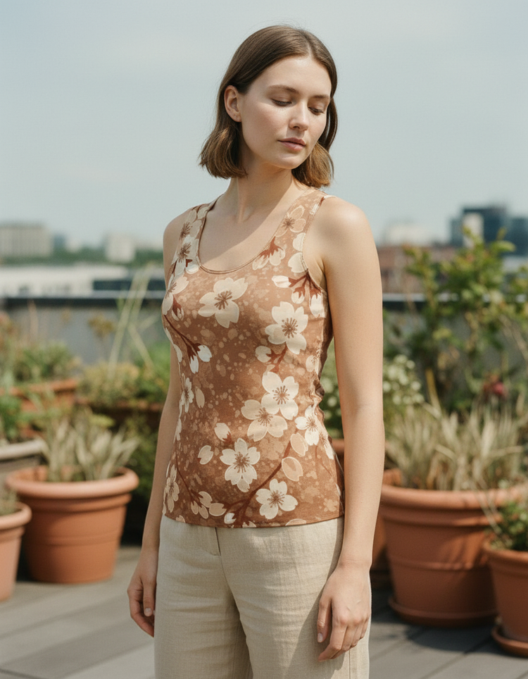 Women's Sakura Cherry Blossom Tank Top