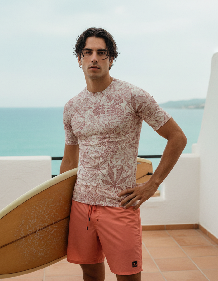 Rashguard — Men's Dusty Rose Kumo