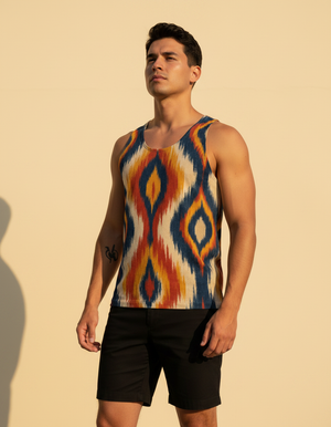 Men's Batik tank tops