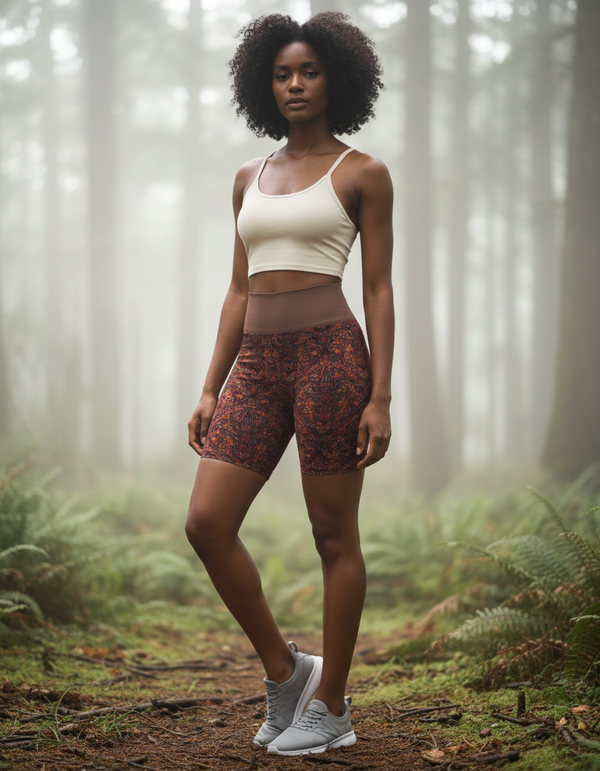 Kasuri Yoga Shorts yoga shorts