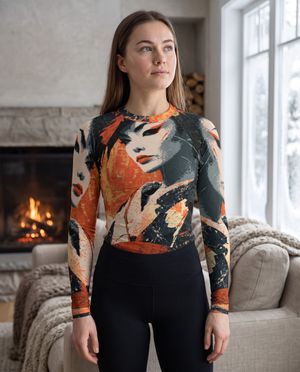 Neo-Tokyo high-rise leggings