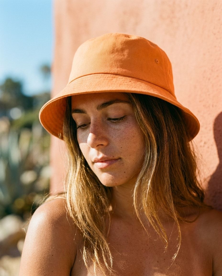 Muskmelon Steel & Cloud bucket hats