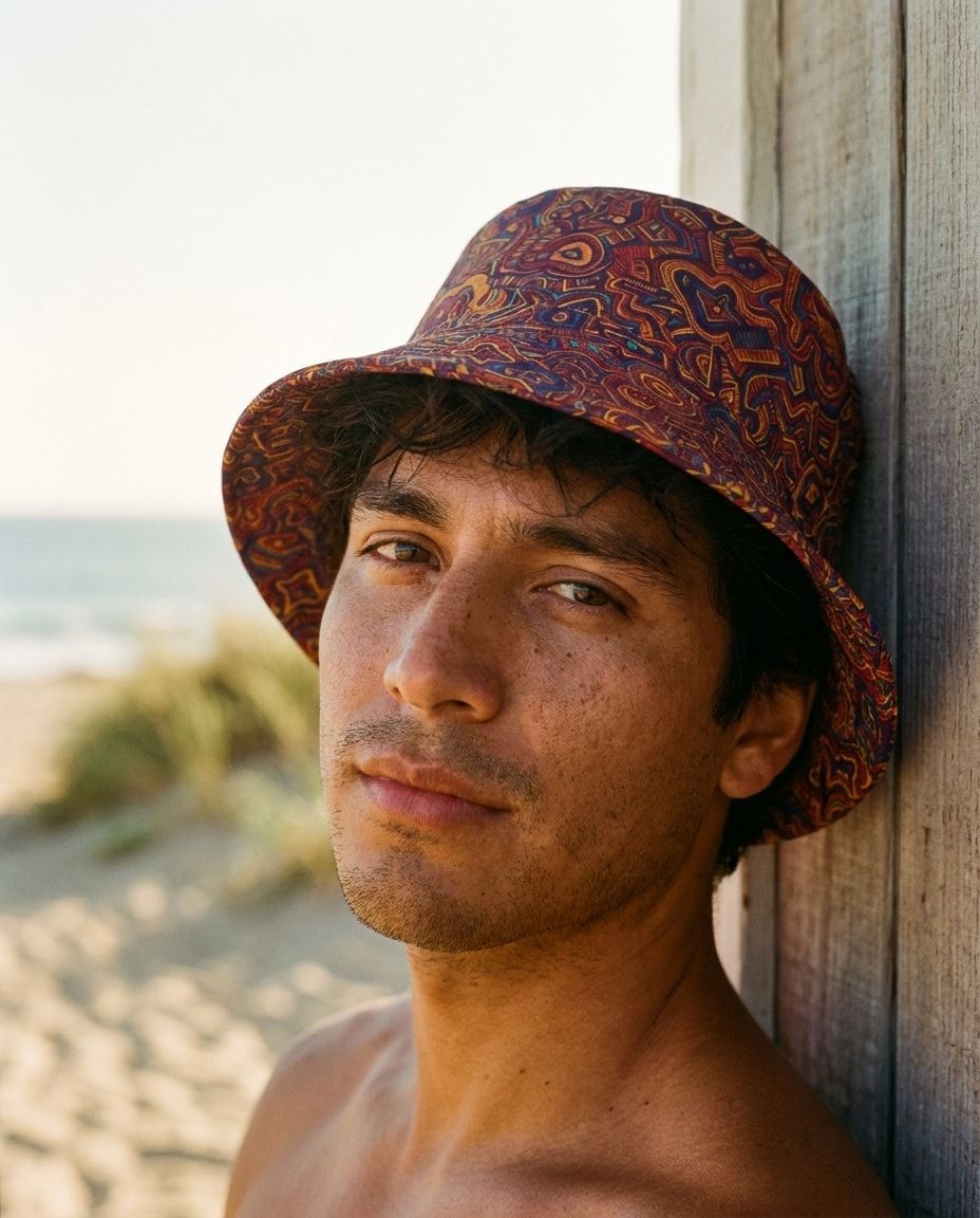 Fiery Red Zephyr bucket hats — view 1 of 2