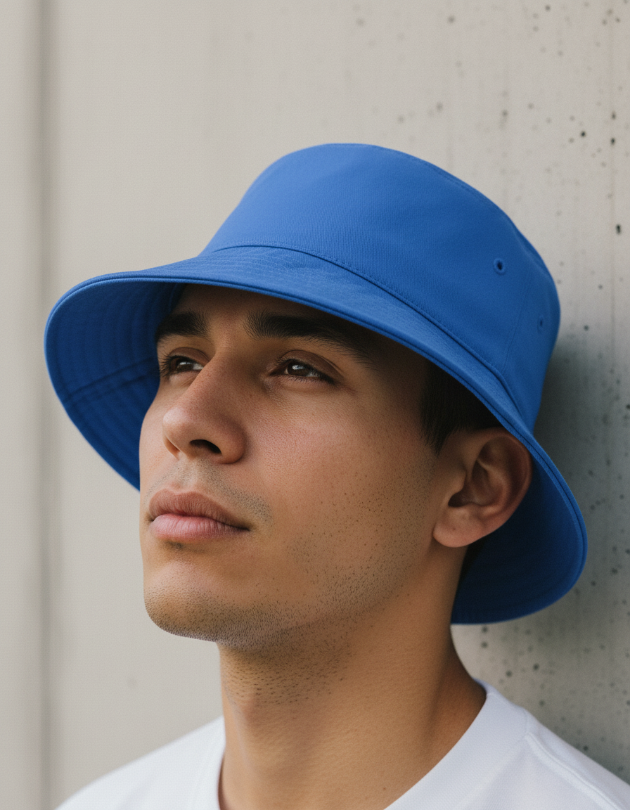 Bucket hat in Mediterranean Blue