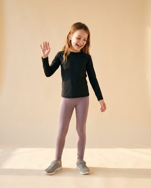 Burnished Lilac Girls Leggings Girls Leggings — Lolekai