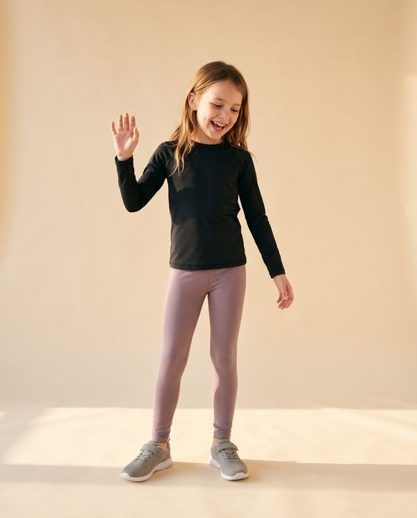 Burnished Lilac Girls Leggings